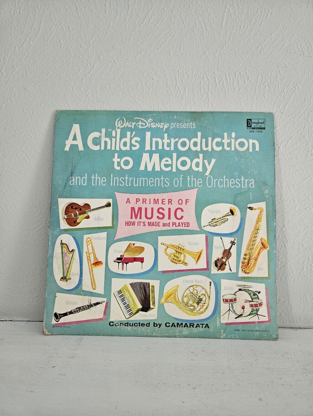 Vintage Walt Disney Disneyland Records 'A Childs Introduction To Melody..' Vinyl